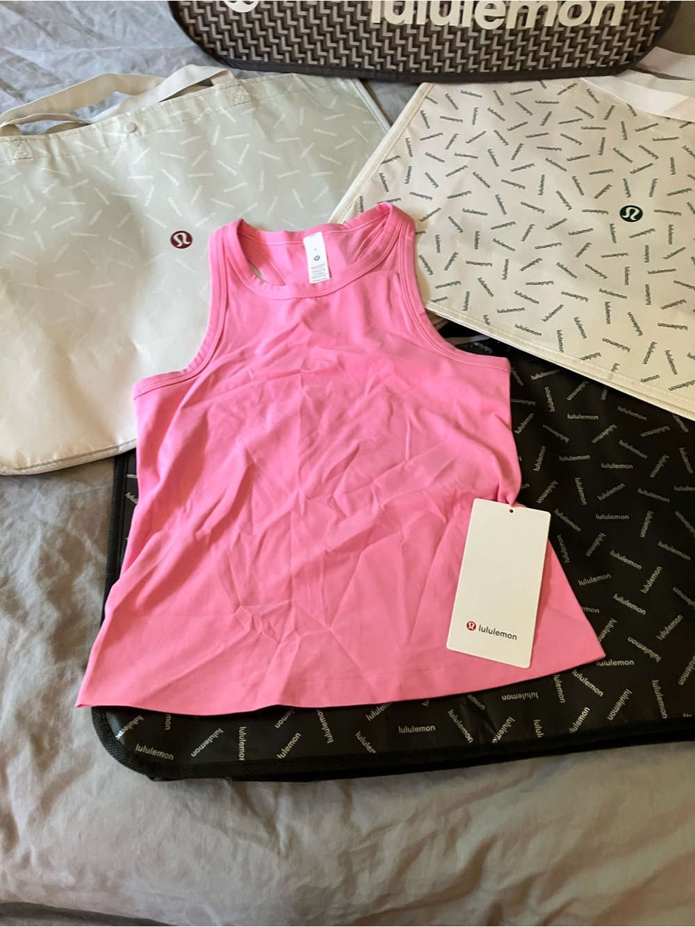 NWT Lululemon Align Waist-Length Tank, Sz 6, Candy Cloud